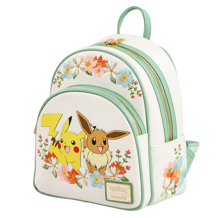 Loungefly Pokemon Pikachu & Eevee Floral backpack-1