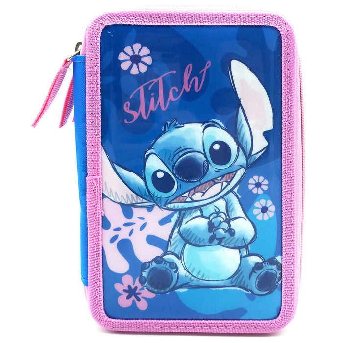 Disney Stitch triple pencil case-1