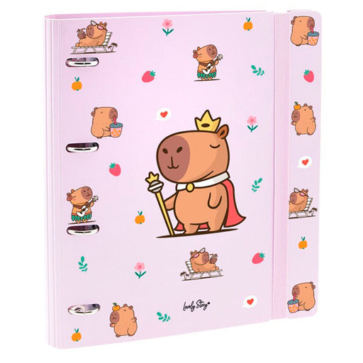 Capibara Majesty Ring binder-1