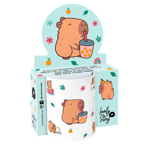 Capibara Blubble Tea mug 330ml-1