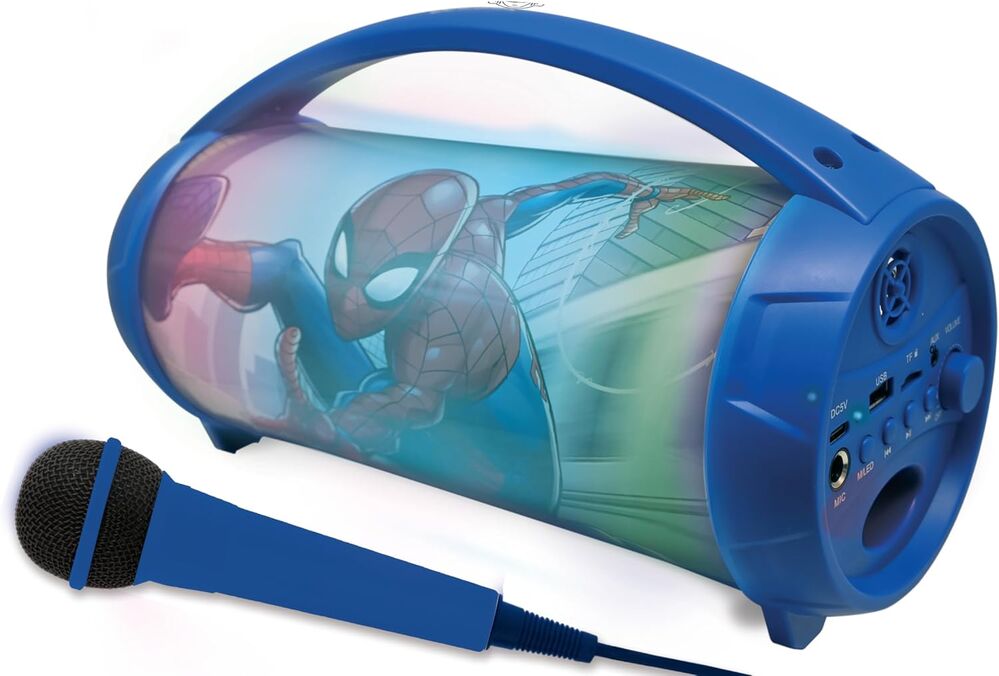 Marvel Spiderman Speaker with bluetooth microphone-2
