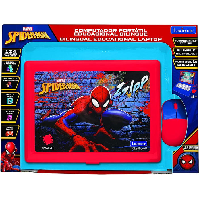 English - Portuguese Marvel Spiderman educational laptop-3