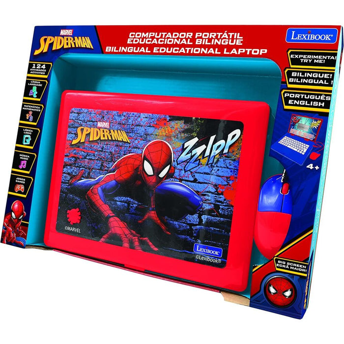 English - Portuguese Marvel Spiderman educational laptop-4