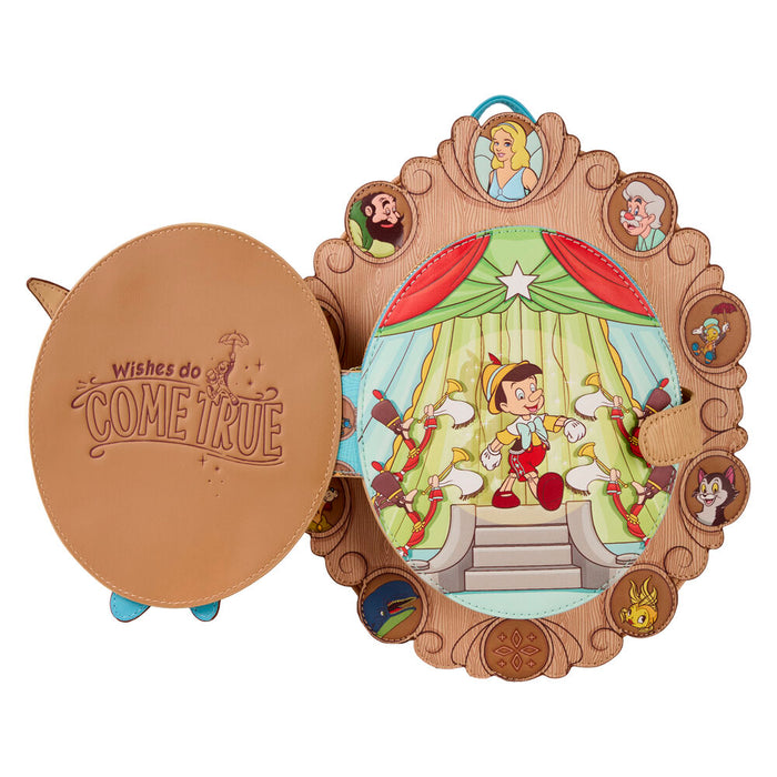 Mochila Cameo Pinocho Disney Loungefly 28cm-1