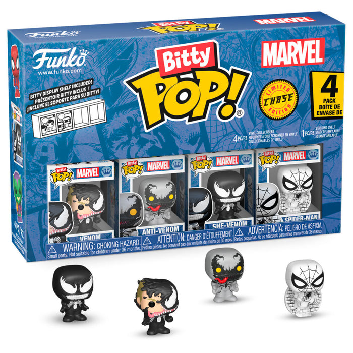 Blister 4 figures Bitty POP Marvel Spider-Man Venom-2