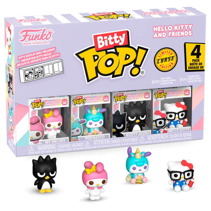 Blister 4 figures Bitty POP Hello Kitty and Friends My Melody-2