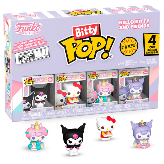 Blister 4 figures Bitty POP Hello Kitty and Friends Kuromi-2