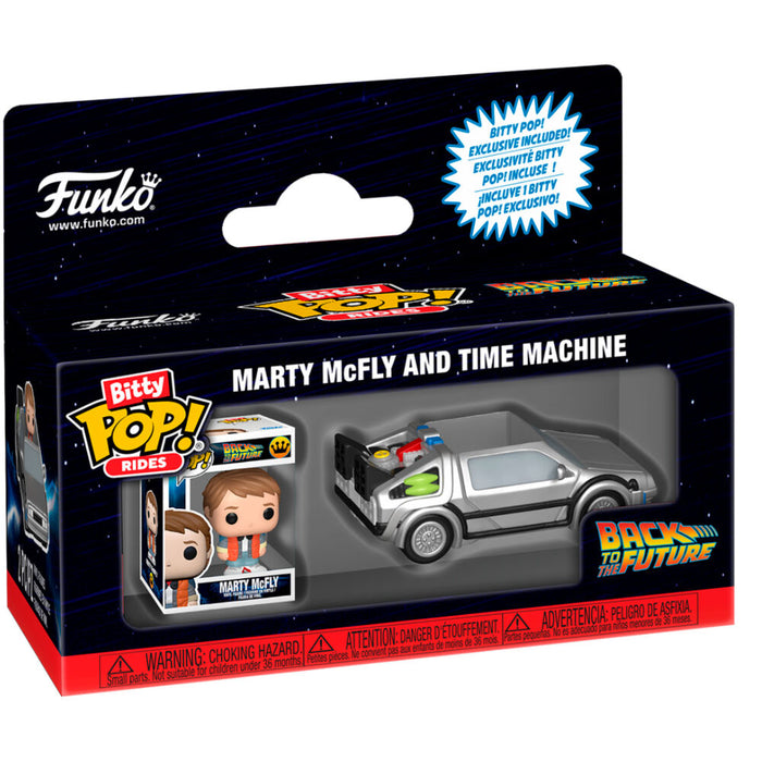 Bitty POP figure Ride Back to the Future Time Machine-2