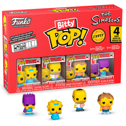 Blister 4 figures Bitty POP The Simpsons Maggie-1