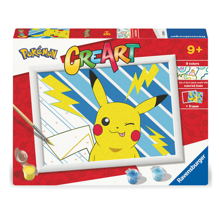 Pokemon Pikachu CreArt Painting kit-1