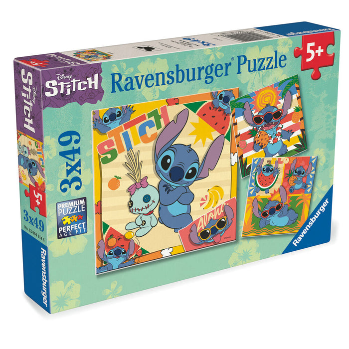 Disney Stitch puzzle 3x39pcs-2