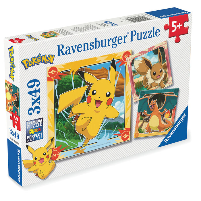 Pokemon puzzle 3x39pcs-2