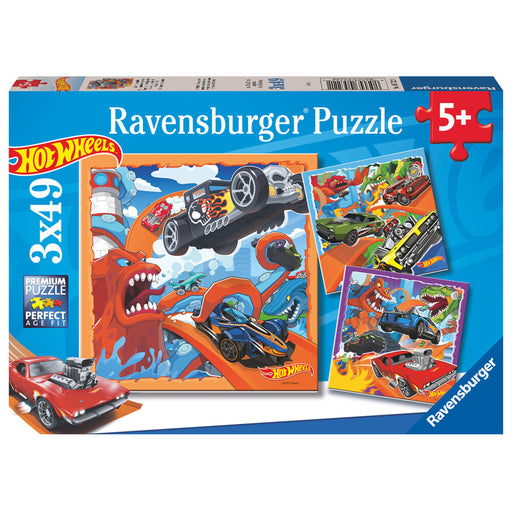 Hot Wheels puzzle 3x39pcs-1