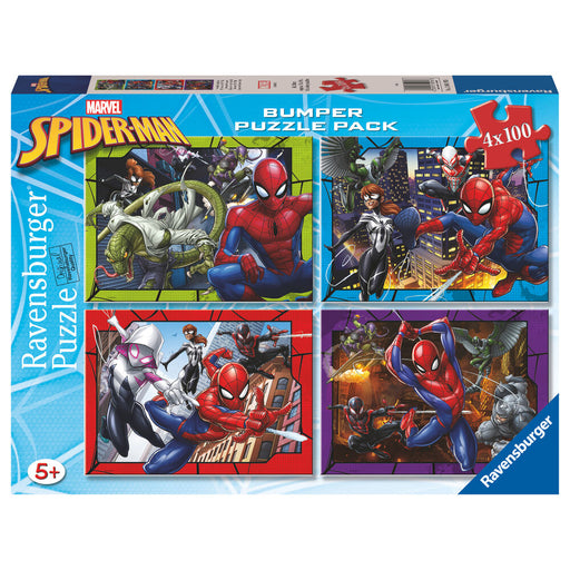 Marvel Spiderman puzzle 4x100pcs-1