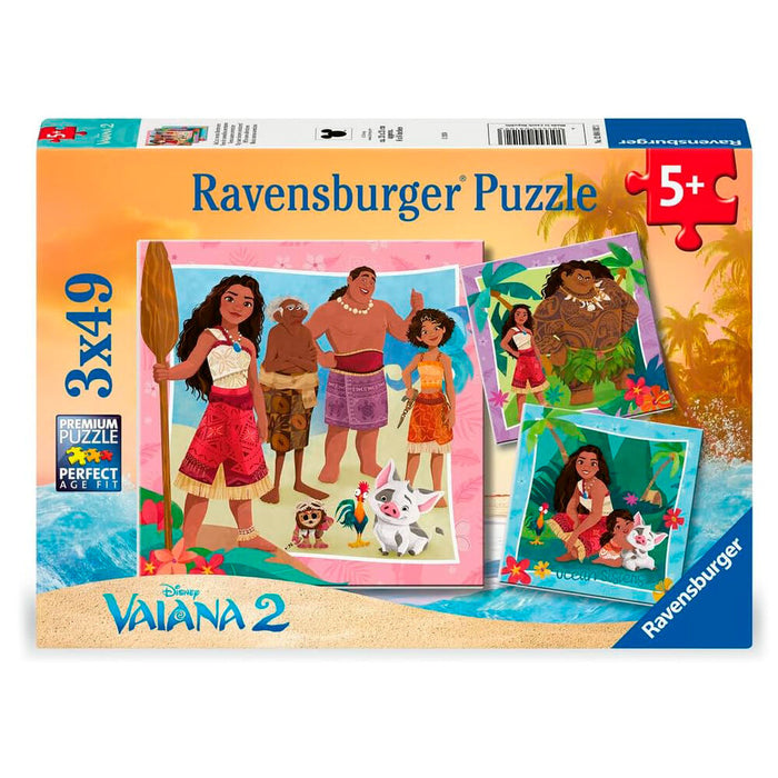 Disney Vaiana 2 puzzle 3x49pcs-2