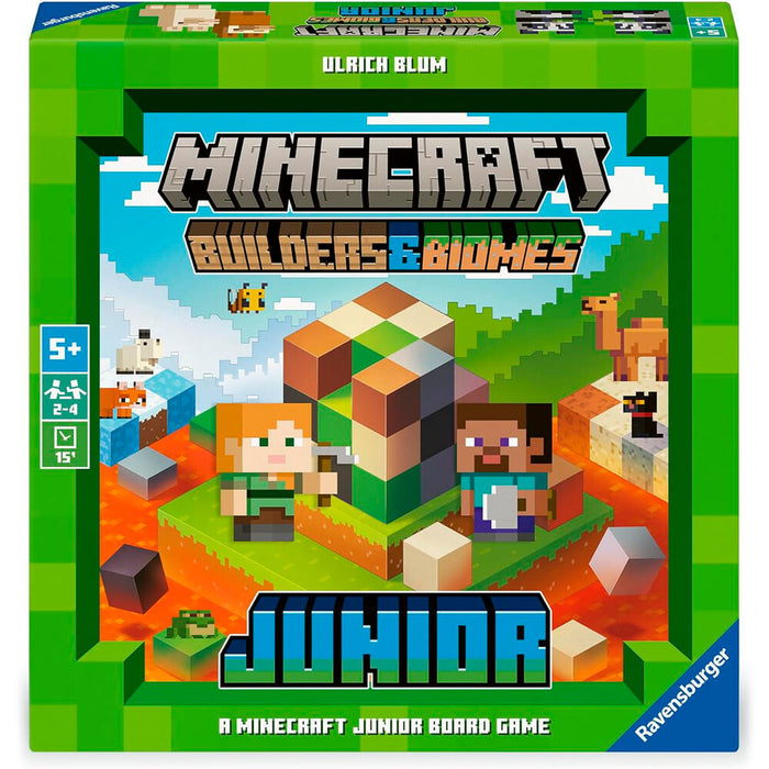 Minecraft Junior Builders &#38; Biomes board game-2