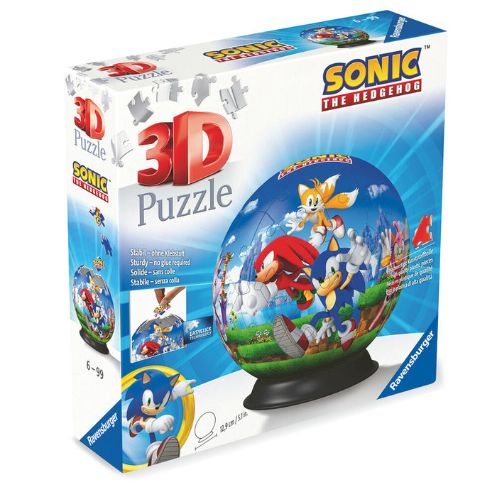 Sonic the Hedgehog 3D puzzle 72pcs-4