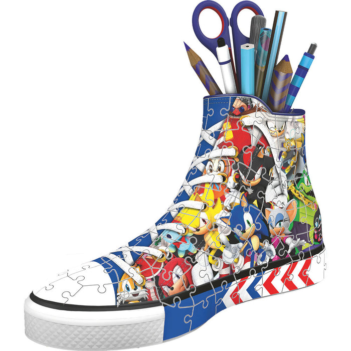 Sonic the Hedgehog Sneaker 3D puzzle pencil case 112pcs-1