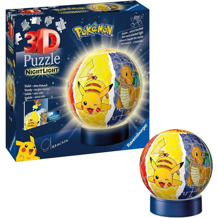 Pokemon Night Light 3D puzzle 74pcs-2