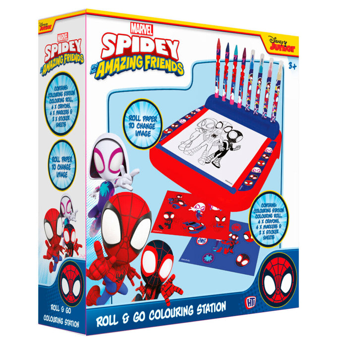 Marvel Spidey roll & go colouring station-1