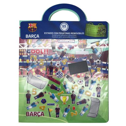 FC Barcelona reusable stadium 3D stickers book-1