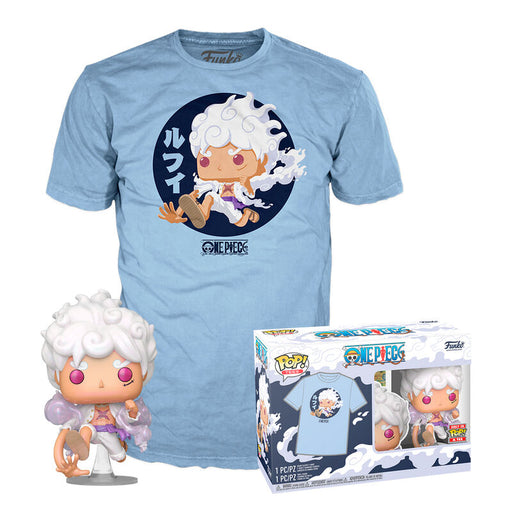 Set figure POP &#38; Tee One Piece Luffy Fifth Gear-1