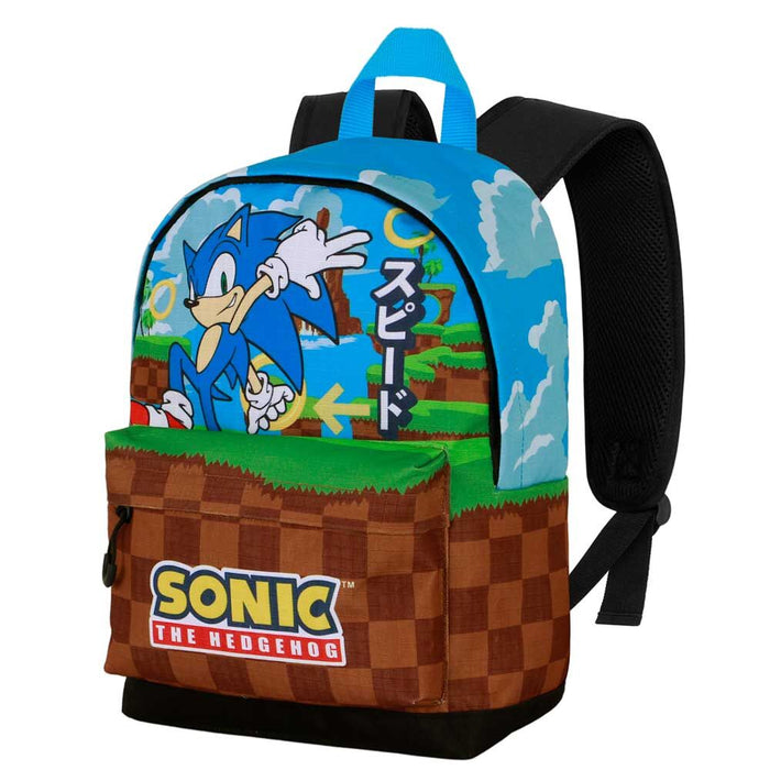 Sonic the Hedgehog Greenhill backpack 35cm-2