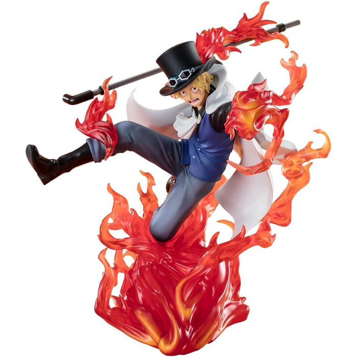 One Piece Sabo Fire Fits Rook Check Figuarts Zero Extra Battle figure 19cm-3