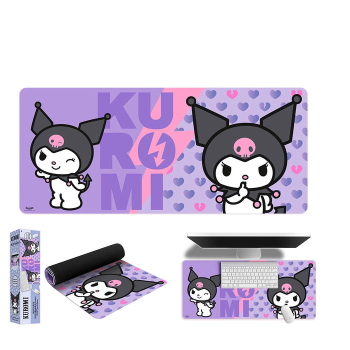 Hello Kitty Kuromi gaming desk mat-1