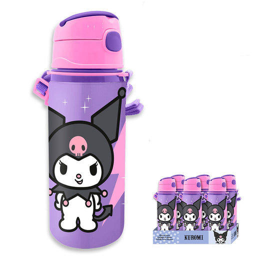 Hello Kitty Kuromi aluminium bottle 600ml-1