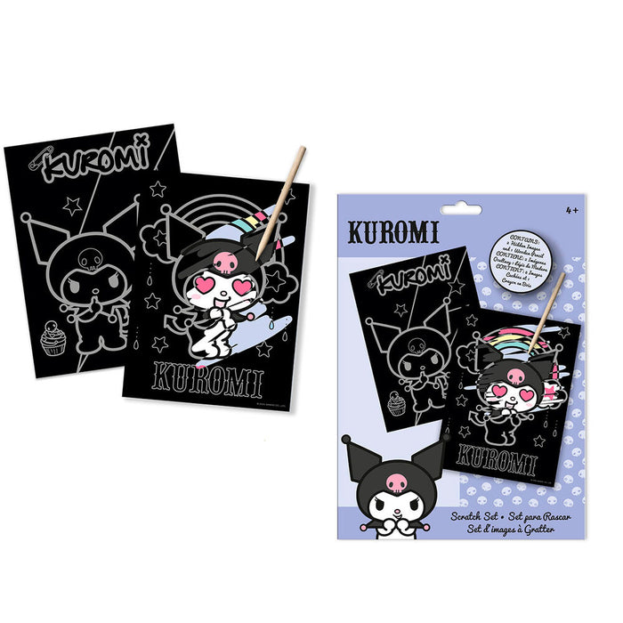 Hello Kitty Kuromi Scratch stationery set-1