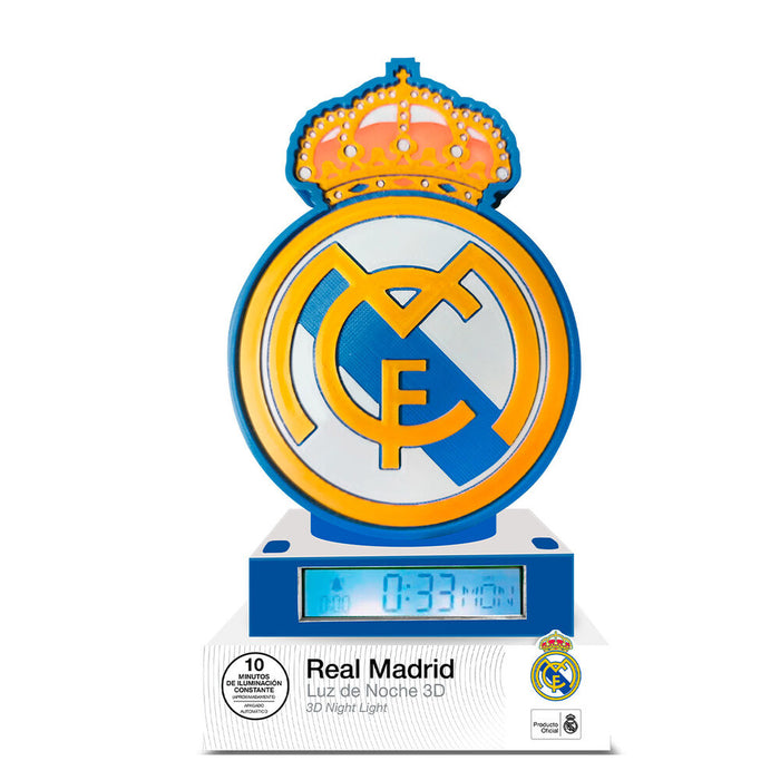 Real Madrid 3D Alarm Clock lamp-1