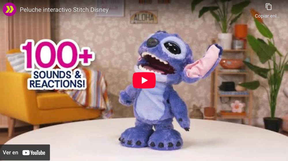 Disney Stitch Interactive plush toy-3
