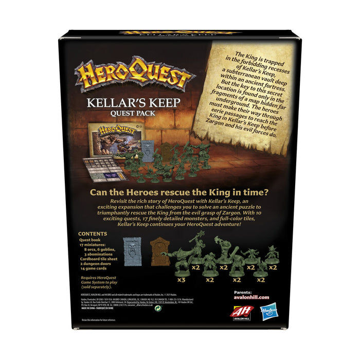 English Heroquest Kellars Keep Expansion Board game-2