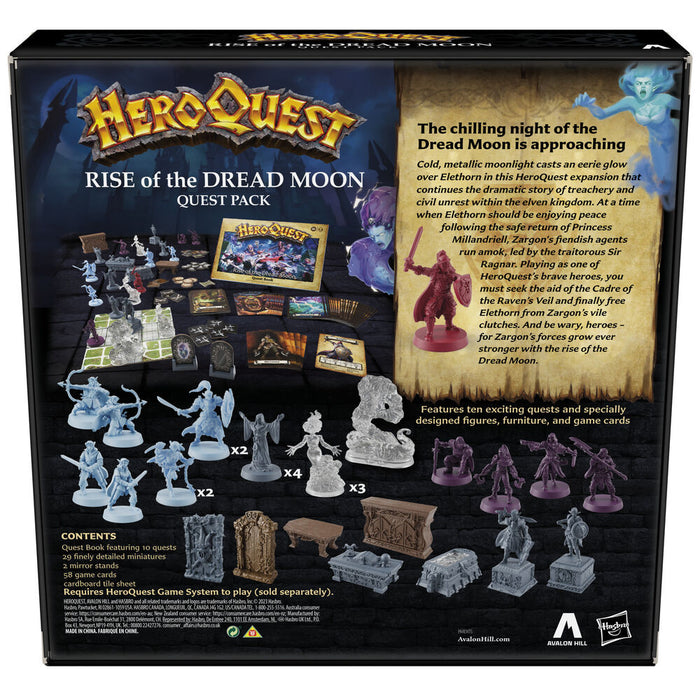 English Heroquest Rise of the Dread Moon Expansion Board game-4