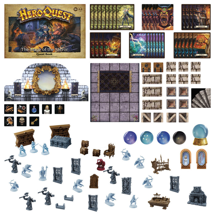 English Heroquest The Mage of the Mirror Expansion Board game-4