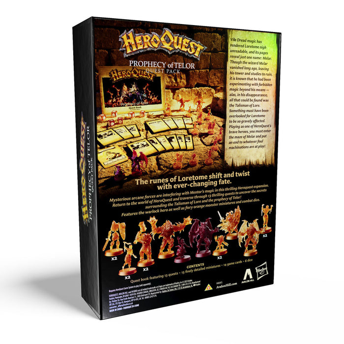 English Heroquest Prophecy of Telor Expansion Board game-4