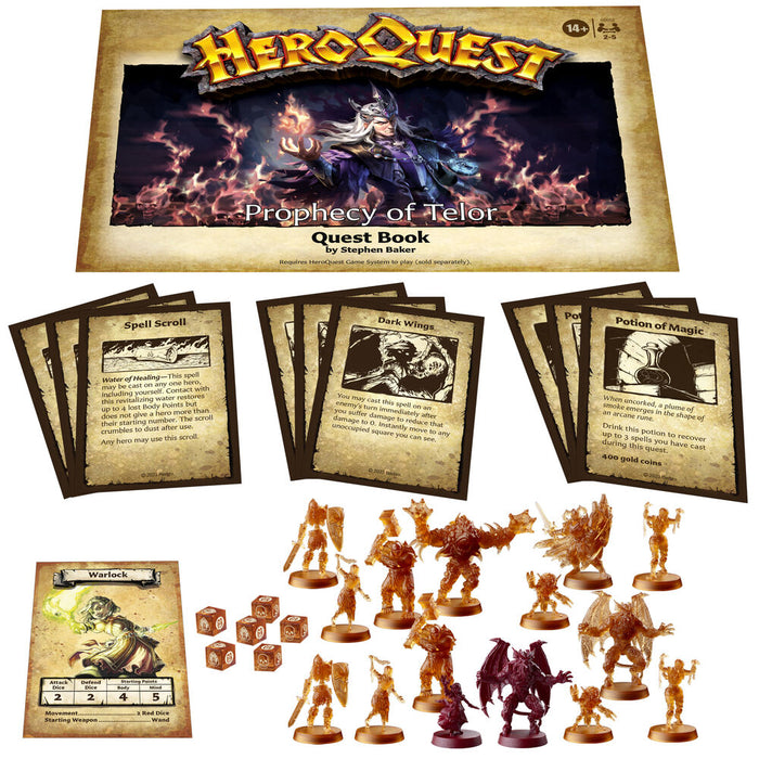 English Heroquest Prophecy of Telor Expansion Board game-2