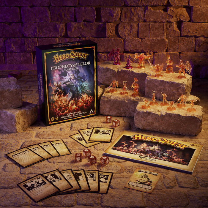 English Heroquest Prophecy of Telor Expansion Board game-8