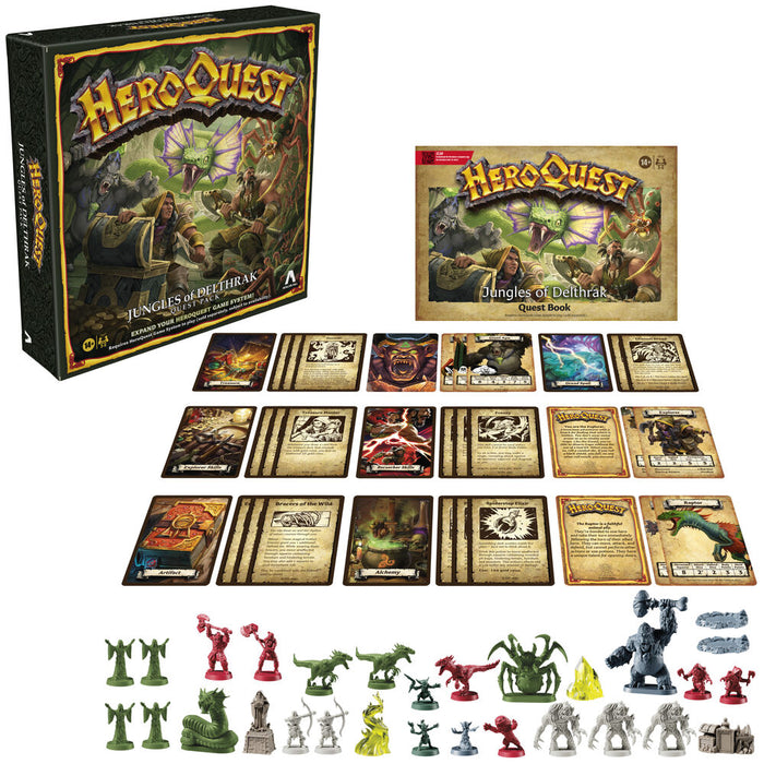 English Heroquest Jungles of Delthark Expansion Board game-2