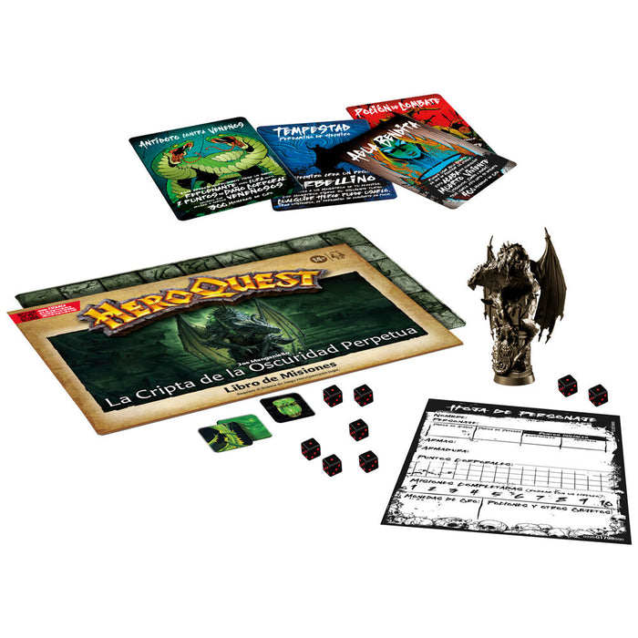 Spanish HeroQuest The Crypt of Darkness Expansion Board game-6
