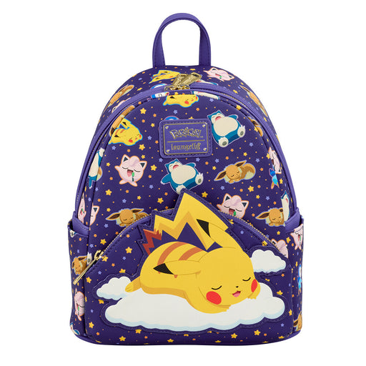 Loungefly Pokemon Sleeping Pikachu and Friends backpack 26cm-1