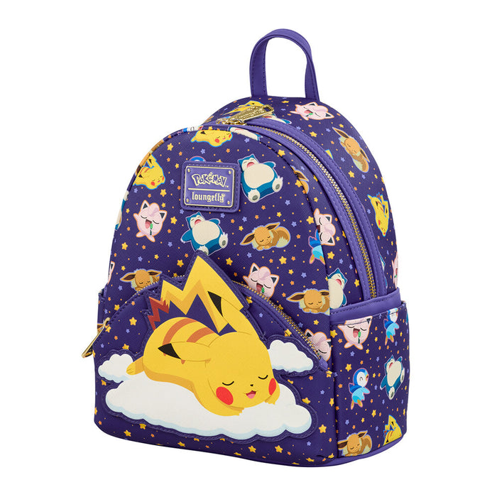 Loungefly Pokemon Sleeping Pikachu and Friends backpack 26cm-2