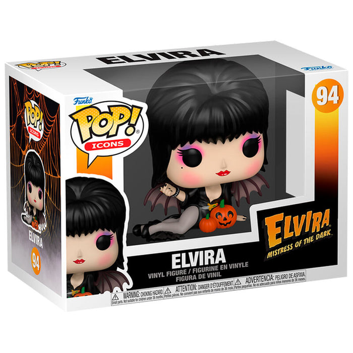 POP figure Elvira Mistress of the Dark Elvira with Pumpkins-2