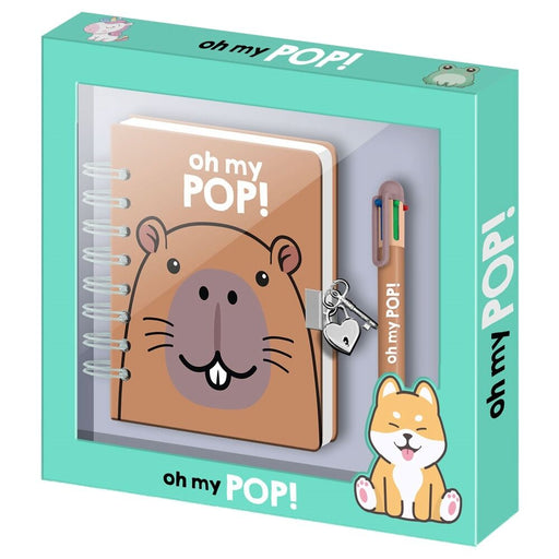 Oh My Pop! Capibara Diary + pen-1