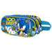 Sonic the Hedgehog Easy double 3D pencil case-1