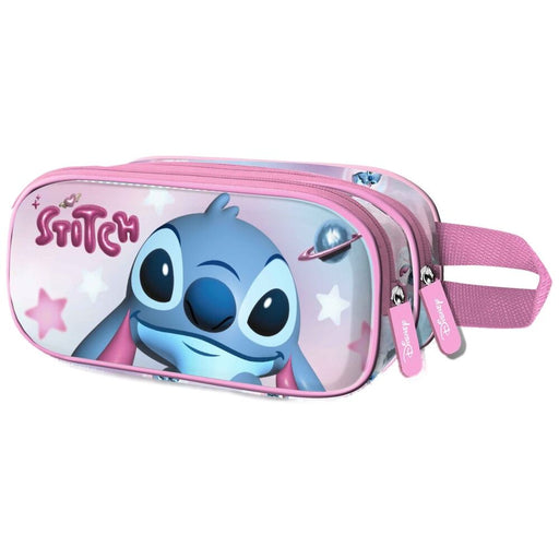 Disney Stitch Cosmi double 3D pencil case-1