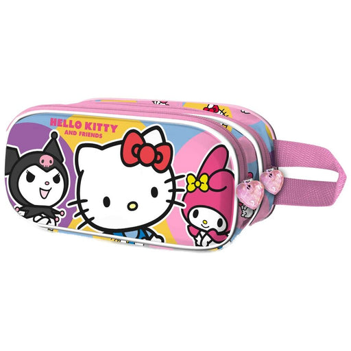 Hello Kitty and Friends Happy double 3D pencil case-1