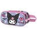 Hello Kitty and Friends Kuromi Rebel double 3D pencil case-1
