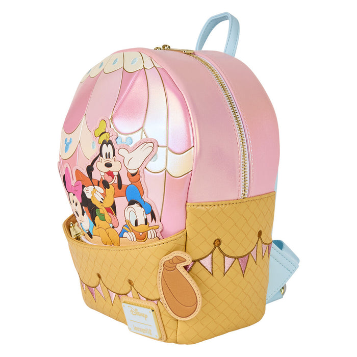 Loungefly Disney Mickey & Friends Shape Hot Air Balloon backpack 26cm-2